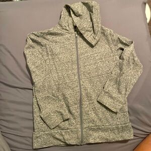 Old Navy boys L (10/12) zip up gray hoodie.